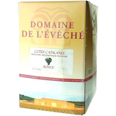 IGP des Côtes Catalanes rouge BIB 5L, Domaine de L&rsquo;Evêché
